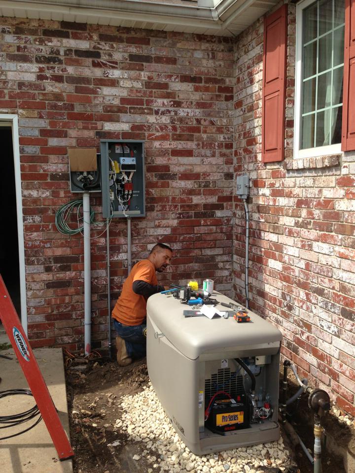 electrician generator install